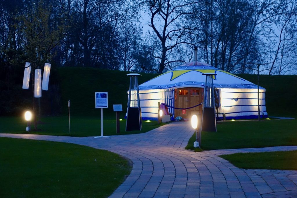 Bussloo Therme Sauna Garten Jurte